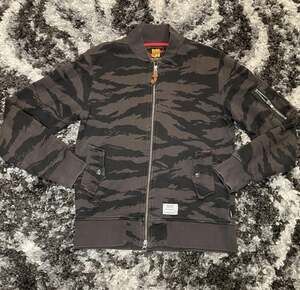 Undefeated Combat Terry MA1 Tiger Stripe Camo Bomber Jacket